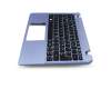 NKI111S00A teclado incl. topcase original Acer DE (alemán) negro/azul
