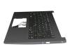 NKI13130C4 teclado incl. topcase original Acer DE (alemán) negro/negro