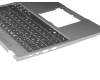 NKI13132G4 teclado incl. topcase original Acer DE (alemán) negro/canaso con retroiluminacion