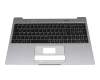 NS16TG-Y teclado incl. topcase original Medion DE (alemán) negro/canaso con retroiluminacion