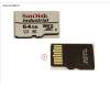 Fujitsu 64GB MICRO SDXC CARD para Fujitsu PrimeQuest 3400E