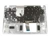 OKN1-232GE22 teclado incl. topcase original Acer DE (alemán) negro/plateado con retroiluminacion