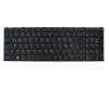 P000622210 teclado original Toshiba DE (alemán) negro/negro/mate