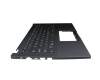 P2451FB-1A teclado incl. topcase original Asus negro/negro con retroiluminacion Arábica