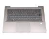 PC4CPB-GE teclado incl. topcase original Lenovo DE (alemán) gris/bronce con retroiluminacion (sin huella dactilar)