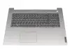 PC5C-GE teclado incl. topcase original Lenovo DE (alemán) gris/plateado (Fingerprint)