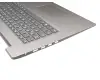 PC5C-GE teclado incl. topcase original Lenovo DE (alemán) gris/plateado (Fingerprint)