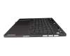 PH5CLXB-GE teclado incl. topcase original Lenovo DE (alemán) gris/canaso con retroiluminacion