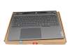 PH5CLXB-GE teclado incl. topcase original Lenovo DE (alemán) gris/canaso con retroiluminacion