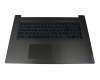 PK131B41A20 teclado incl. topcase original LCFC DE (alemán) negro/azul/plateado con retroiluminacion