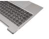 PK131E44A20 teclado incl. topcase original LCFC DE (alemán) gris oscuro/canaso con retroiluminacion