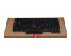 PK131H41B11 teclado original ODM DE (alemán) negro/negro con retroiluminacion y mouse-stick