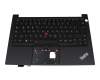 PK131HJ3B11 teclado incl. topcase original Lenovo DE (alemán) negro/negro con retroiluminacion y mouse stick