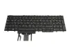 PK1326J1B16 teclado original Dell DE (alemán) negro/negro con retroiluminacion y mouse-stick