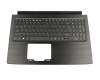 PK1328Z3A11 teclado incl. topcase original Acer DE (alemán) negro/negro