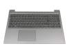 PK1329A5A19 teclado incl. topcase original Lenovo DE (alemán) gris oscuro/plateado