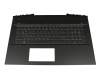 PK132K82A10 teclado incl. topcase original HP DE (alemán) negro/blanco/negro