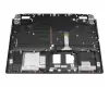 PK1339Y2B13 teclado incl. topcase original Acer DE (alemán) negro/negro con retroiluminacion