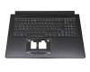 PK133BK1A13 teclado incl. topcase original Acer DE (alemán) negro/negro con retroiluminacion