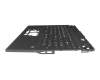 PK1392L1C13 teclado incl. topcase original Acer DE (alemán) negro/negro con retroiluminacion