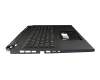 PK1398H1C13 teclado incl. topcase original Acer DE (alemán) negro/negro con retroiluminacion