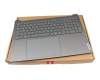 PL5CVXB-GR teclado incl. topcase original Lenovo DE (alemán) gris/canaso con retroiluminacion