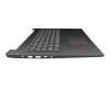 PR5S-GE teclado incl. topcase original Lenovo DE (alemán) negro/negro