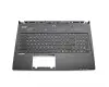 S1N3EDE204SA0 teclado incl. topcase original MSI DE (alemán) negro/negro con retroiluminacion Multicolor