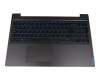 SG-86470-2PA teclado incl. topcase original Lenovo PO (portugués) negro/azul/negro con retroiluminacion