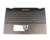 SG-90500-XDA teclado incl. topcase original HP DE (alemán) antracita/canaso con retroiluminacion