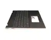 SG-90500-XDA teclado incl. topcase original HP DE (alemán) antracita/canaso con retroiluminacion