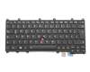 SN20H35045 teclado original Lenovo DE (alemán) negro/negro/mate con retroiluminacion y mouse-stick