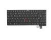 SN20L82389 teclado original Lenovo DE (alemán) negro/negro con retroiluminacion y mouse-stick