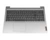SN20M62749 teclado incl. topcase original Lenovo DE (alemán) gris/plateado