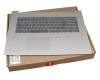 SN20M63044 teclado incl. topcase original Lenovo DE (alemán) gris/plateado