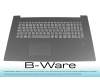 SN20M63112 teclado incl. topcase Wistron DE (alemán) gris/canaso (Fingerprint) b-stock