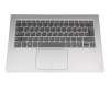 SN20N05613 teclado incl. topcase original Lenovo DE (alemán) gris/plateado con retroiluminacion