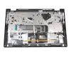SN20Q40609 teclado incl. topcase original Lenovo UAE (árabe) gris/canaso con retroiluminacion