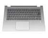 SN20Q40725 teclado incl. topcase original Lenovo CH (suiza) gris/plateado con retroiluminacion