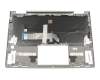 SN20Q40788 teclado incl. topcase original Lenovo DE (alemán) gris/plateado con retroiluminacion