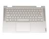 SN20U40169 teclado incl. topcase original DE (alemán) plateado/plateado con retroiluminacion