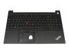 SN20U64068 teclado incl. topcase original Lenovo DE (alemán) negro/negro con retroiluminacion y mouse stick