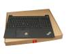 SN20U64068 teclado incl. topcase original Lenovo DE (alemán) negro/negro con retroiluminacion y mouse stick