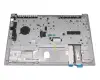 SN20W68660 teclado incl. topcase original Lenovo DE (alemán) negro/plateado con retroiluminacion y mouse stick