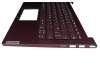 SN20W85052 teclado incl. topcase original Lenovo UK (Inglés) púrpura/púrpura con retroiluminacion