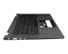 SN20W85253 teclado incl. topcase original Lenovo DE (alemán) gris/canaso con retroiluminacion