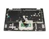 SN20Z3825 teclado incl. topcase original Lenovo DE (alemán) negro/canaso con retroiluminacion