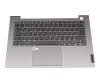 SN20Z38354 teclado incl. topcase original Lenovo DE (alemán) gris/canaso con retroiluminacion