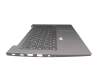 SN20Z38354 teclado incl. topcase original Lenovo DE (alemán) gris/canaso con retroiluminacion