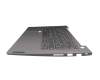 SN20Z38354 teclado incl. topcase original Lenovo DE (alemán) gris/canaso con retroiluminacion